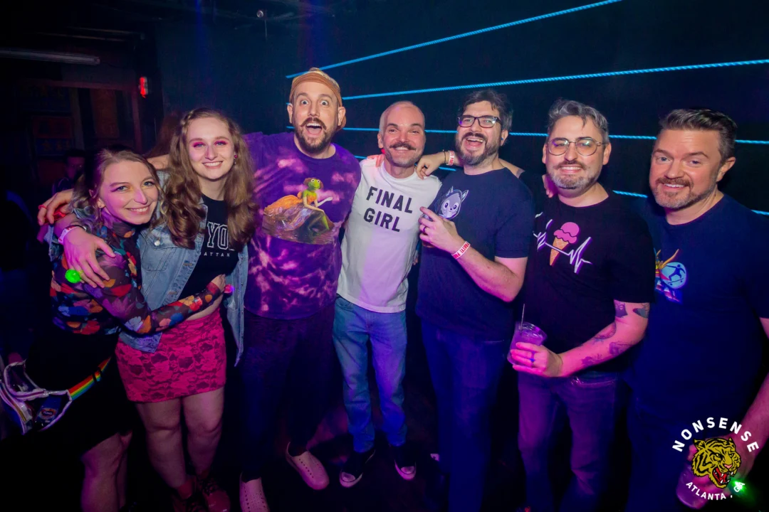 Hot Mess Dance Party on Ponce - January 2026 @ 404.EXE. Kimber + Tom Bruno were the DJs. Photo by @Hellacurious.