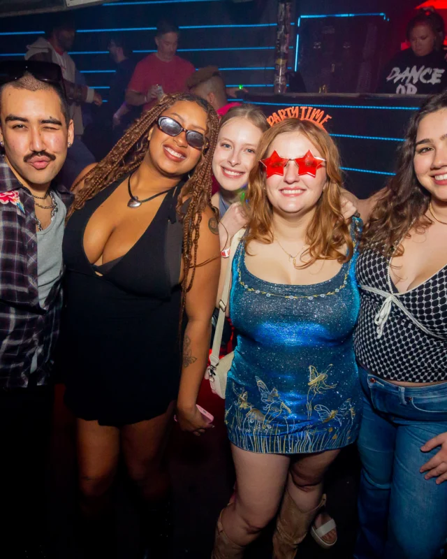 Hot Mess Dance Party on Ponce - January 2026 @ 404.EXE. Kimber + Tom Bruno were the DJs. Photo by @Hellacurious.