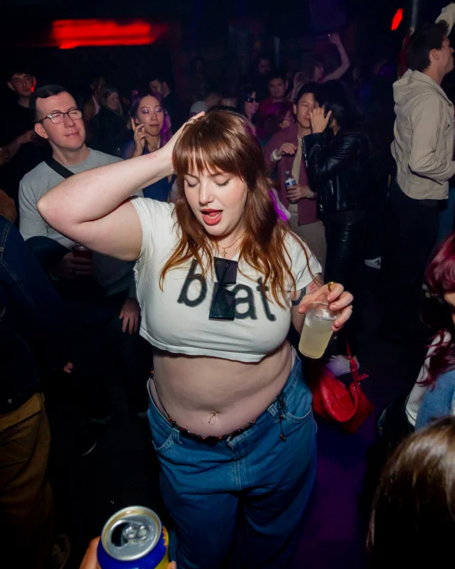 Hot Mess dance pop party - Feb 2026 - first Saturday of the month at 404.exe - Kimber was the DJ - Photo by @hellacurious