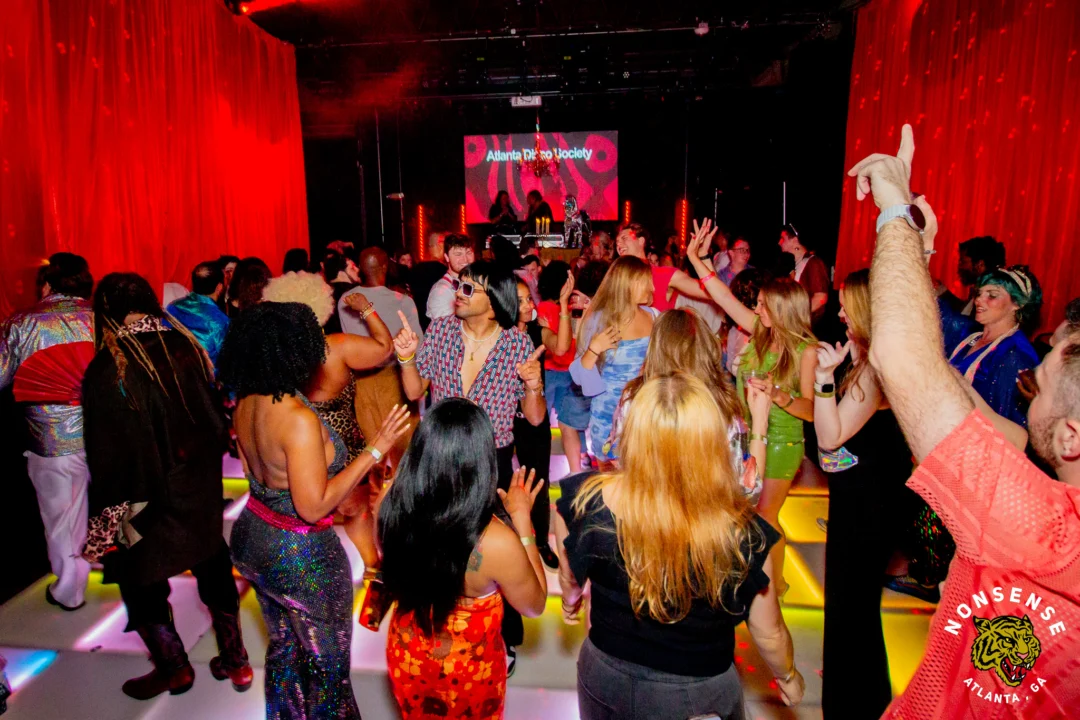 Atlanta Disco Society XVII - April 2026 - Kimber was the DJ - Photo by @hellacurious