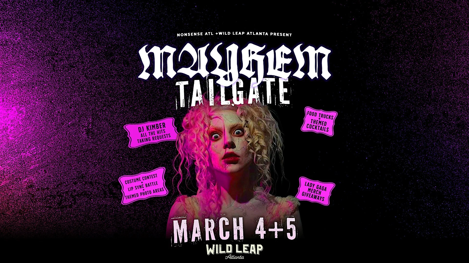 MAYHEM TAILGATE – Atlanta Mayhem Ball Pre-Party — March 2026