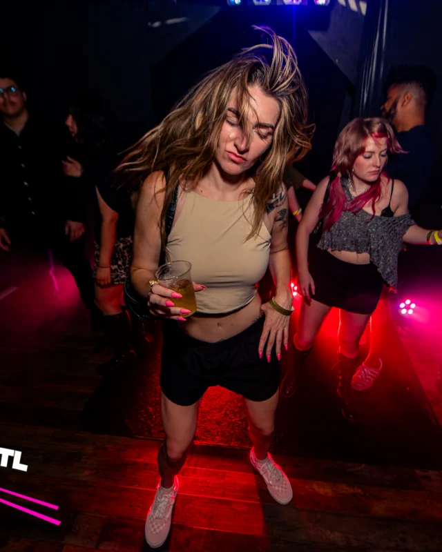 Indie Sleaze Dance Party - May 2026 @ Drunken Unicorn - Atlanta, GA. Kimber was the DJ. Photo by @stevohendo1989.