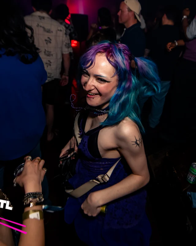 Indie Sleaze Dance Party - May 2026 @ Drunken Unicorn - Atlanta, GA. Kimber was the DJ. Photo by @stevohendo1989.