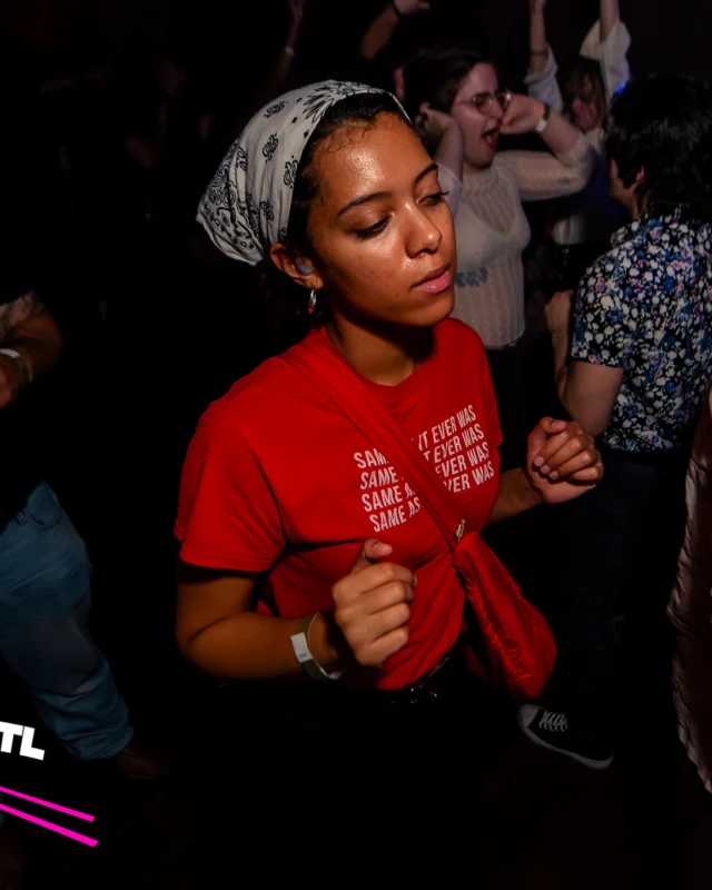 Indie Sleaze Dance Party - May 2026 @ Drunken Unicorn - Atlanta, GA. Kimber was the DJ. Photo by @stevohendo1989.