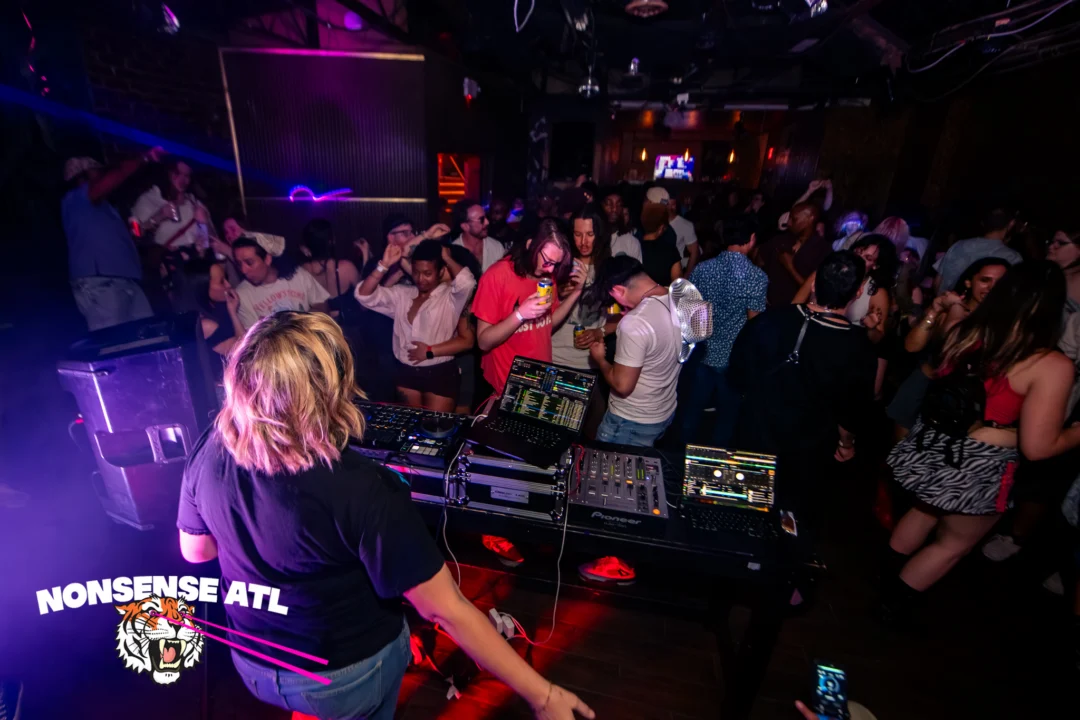 Indie Sleaze Dance Party - May 2026 @ Drunken Unicorn - Atlanta, GA. Kimber was the DJ. Photo by @stevohendo1989.
