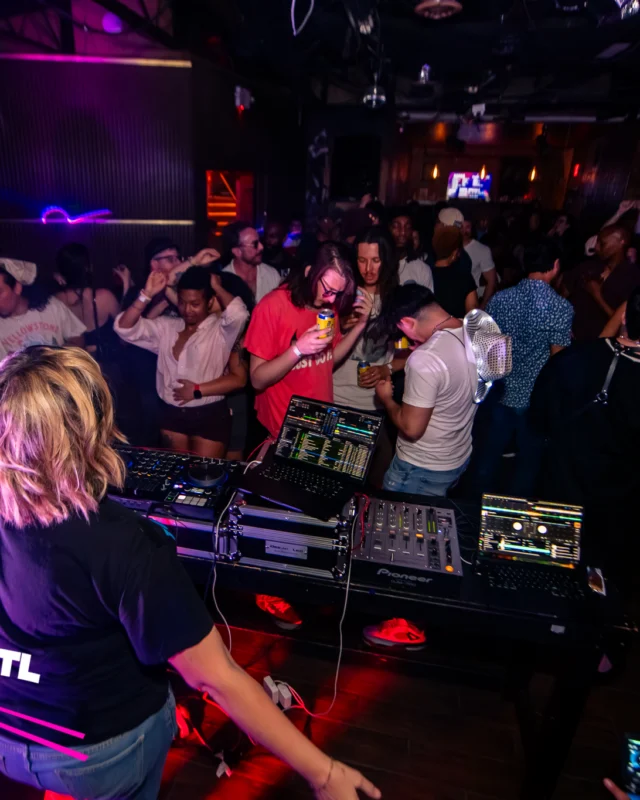 Indie Sleaze Dance Party - May 2026 @ Drunken Unicorn - Atlanta, GA. Kimber was the DJ. Photo by @stevohendo1989.