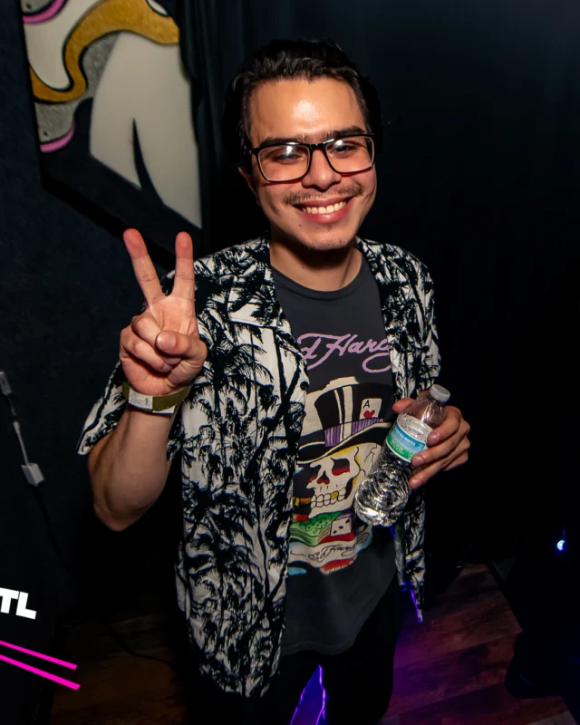 Indie Sleaze Dance Party - May 2026 @ Drunken Unicorn - Atlanta, GA. Kimber was the DJ. Photo by @stevohendo1989.