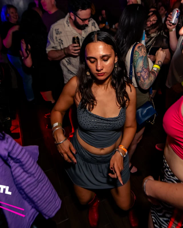 Indie Sleaze Dance Party - May 2026 @ Drunken Unicorn - Atlanta, GA. Kimber was the DJ. Photo by @stevohendo1989.