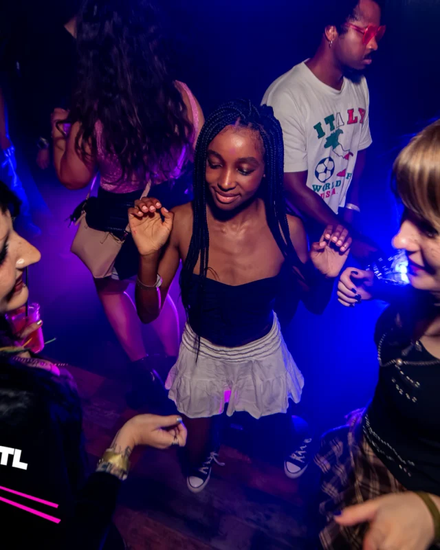 Indie Sleaze Dance Party - May 2026 @ Drunken Unicorn - Atlanta, GA. Kimber was the DJ. Photo by @stevohendo1989.