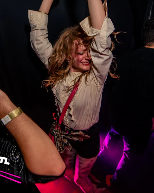Indie Sleaze Dance Party - May 2026 @ Drunken Unicorn - Atlanta, GA. Kimber was the DJ. Photo by @stevohendo1989.