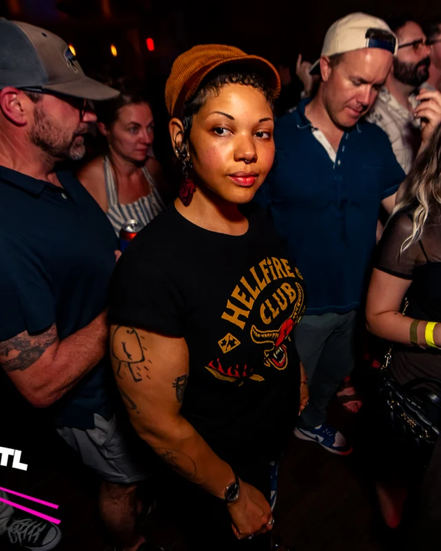 Indie Sleaze Dance Party - May 2026 @ Drunken Unicorn - Atlanta, GA. Kimber was the DJ. Photo by @stevohendo1989.