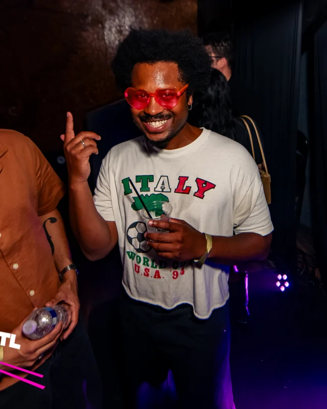 Indie Sleaze Dance Party - May 2026 @ Drunken Unicorn - Atlanta, GA. Kimber was the DJ. Photo by @stevohendo1989.