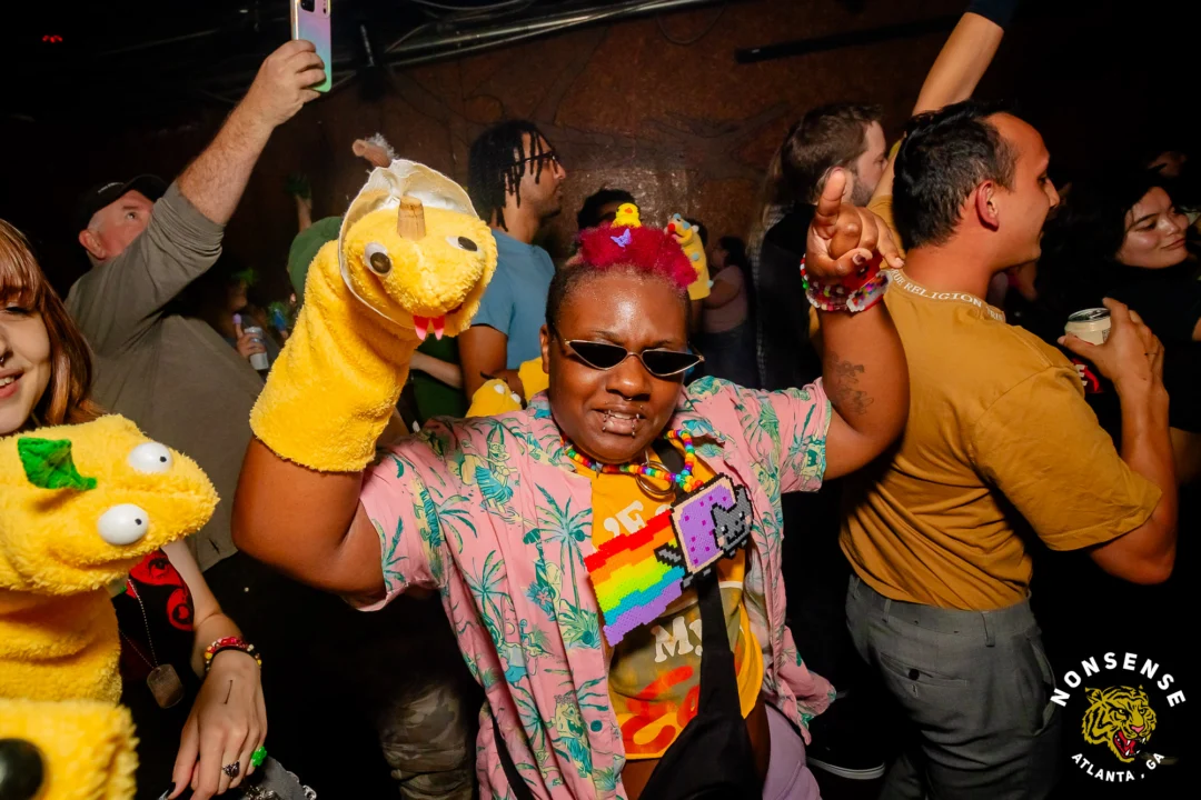 PUPPET RAVE (aka I Can't Believe It's Not A Drum Circle, Because It's A Puppet Rave) - July 18, 2026 - DJ Kandi Sprinkle & Crew - A Nonsense ATL Original Event. The Drunken Unicorn - Atlanta, GA @dayamarionette