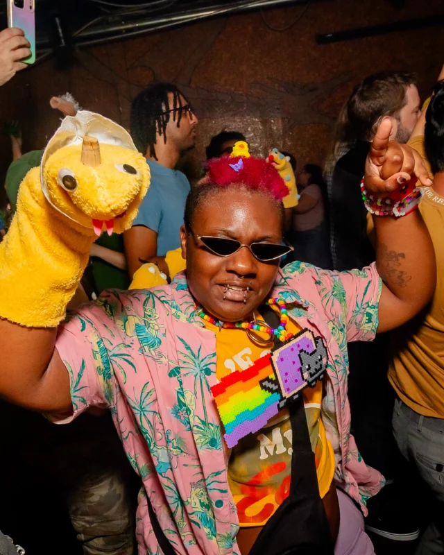 PUPPET RAVE (aka I Can't Believe It's Not A Drum Circle, Because It's A Puppet Rave) - July 18, 2026 - DJ Kandi Sprinkle & Crew - A Nonsense ATL Original Event. The Drunken Unicorn - Atlanta, GA @dayamarionette