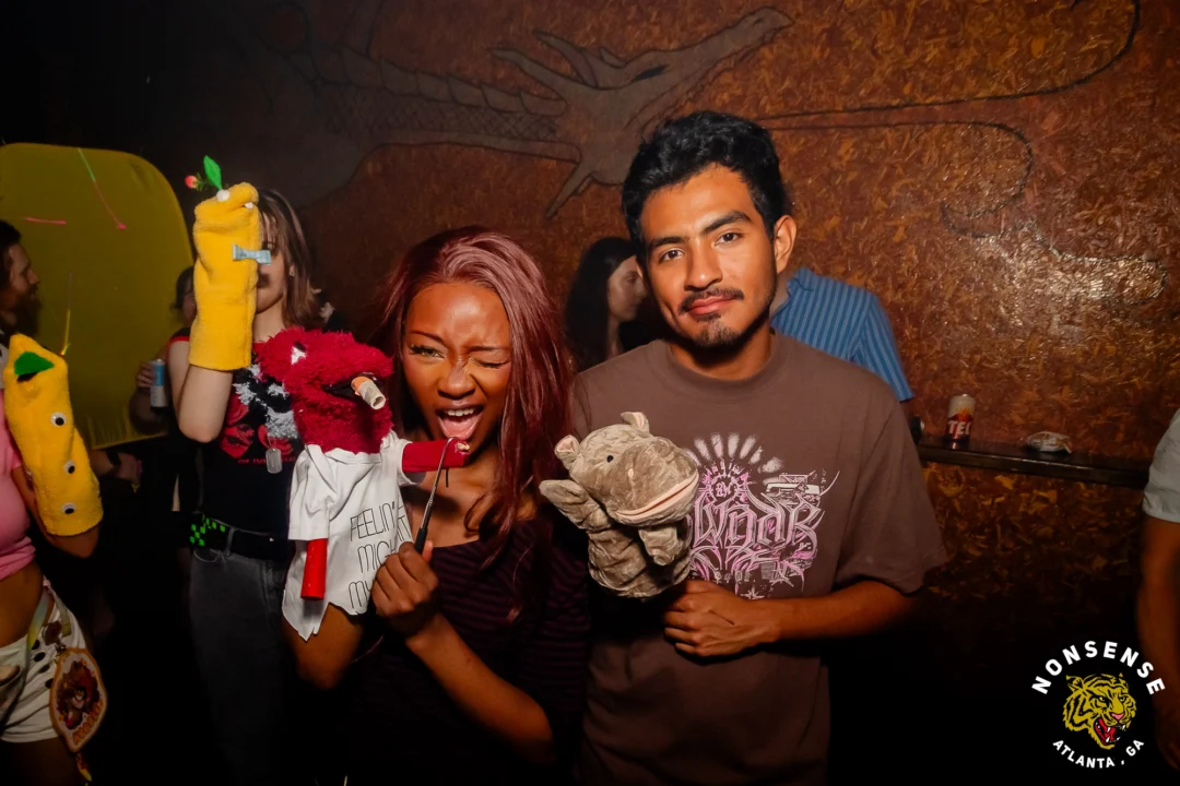 PUPPET RAVE (aka I Can't Believe It's Not A Drum Circle, Because It's A Puppet Rave) - July 18, 2026 - DJ Kandi Sprinkle & Crew - A Nonsense ATL Original Event. The Drunken Unicorn - Atlanta, GA @dayamarionette