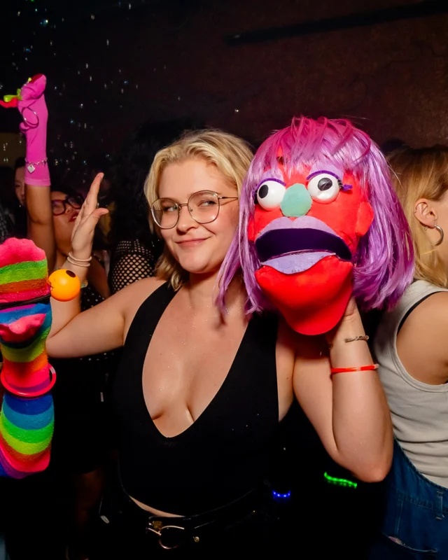 PUPPET RAVE (aka I Can't Believe It's Not A Drum Circle, Because It's A Puppet Rave) - July 18, 2026 - DJ Kandi Sprinkle & Crew - A Nonsense ATL Original Event. The Drunken Unicorn - Atlanta, GA @dayamarionette