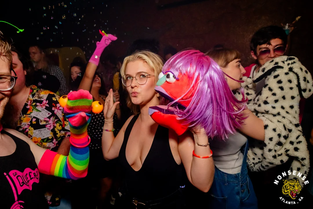 PUPPET RAVE (aka I Can't Believe It's Not A Drum Circle, Because It's A Puppet Rave) - July 18, 2026 - DJ Kandi Sprinkle & Crew - A Nonsense ATL Original Event. The Drunken Unicorn - Atlanta, GA @dayamarionette