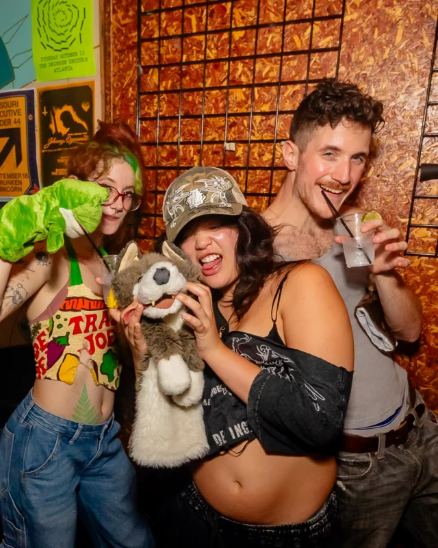 PUPPET RAVE (aka I Can't Believe It's Not A Drum Circle, Because It's A Puppet Rave) - July 18, 2026 - DJ Kandi Sprinkle & Crew - A Nonsense ATL Original Event. The Drunken Unicorn - Atlanta, GA @dayamarionette