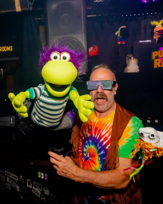 PUPPET RAVE (aka I Can't Believe It's Not A Drum Circle, Because It's A Puppet Rave) - July 18, 2026 - DJ Kandi Sprinkle & Crew - A Nonsense ATL Original Event. The Drunken Unicorn - Atlanta, GA @dayamarionette