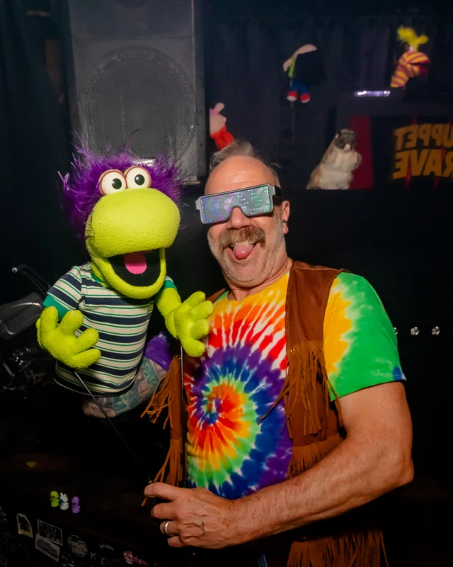 PUPPET RAVE (aka I Can't Believe It's Not A Drum Circle, Because It's A Puppet Rave) - July 18, 2026 - DJ Kandi Sprinkle & Crew - A Nonsense ATL Original Event. The Drunken Unicorn - Atlanta, GA @dayamarionette