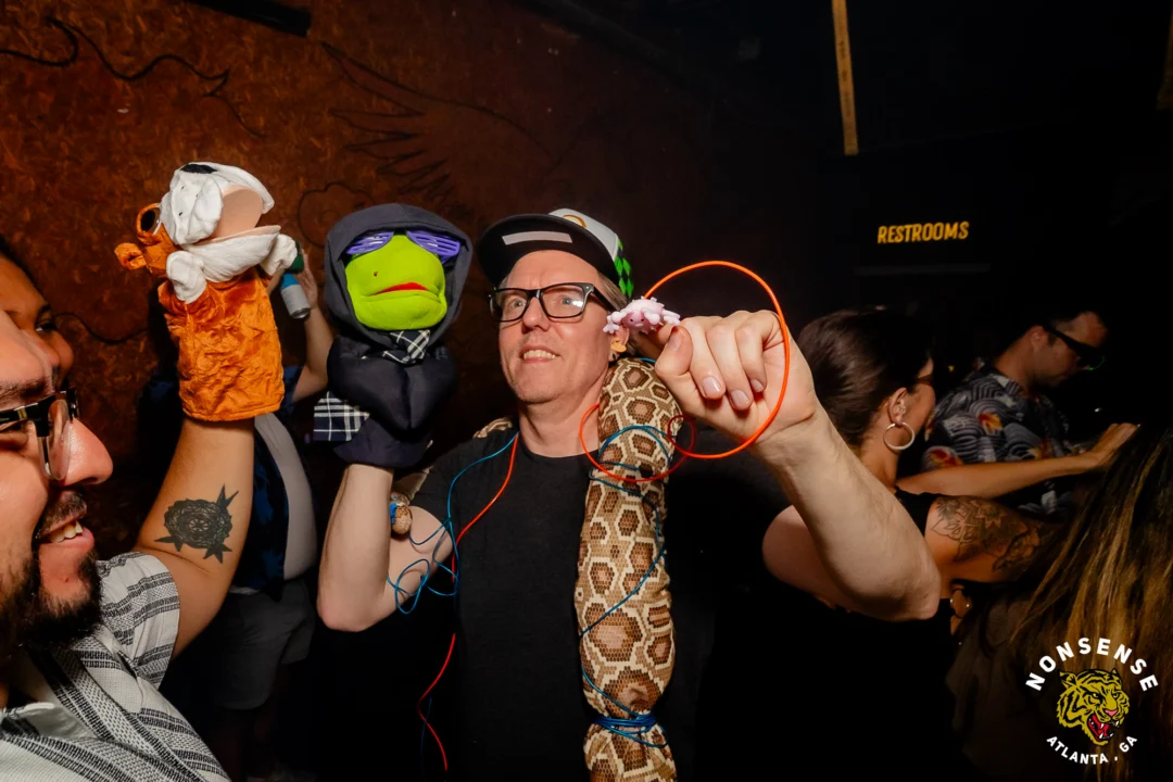 PUPPET RAVE (aka I Can't Believe It's Not A Drum Circle, Because It's A Puppet Rave) - July 18, 2026 - DJ Kandi Sprinkle & Crew - A Nonsense ATL Original Event. The Drunken Unicorn - Atlanta, GA @dayamarionette