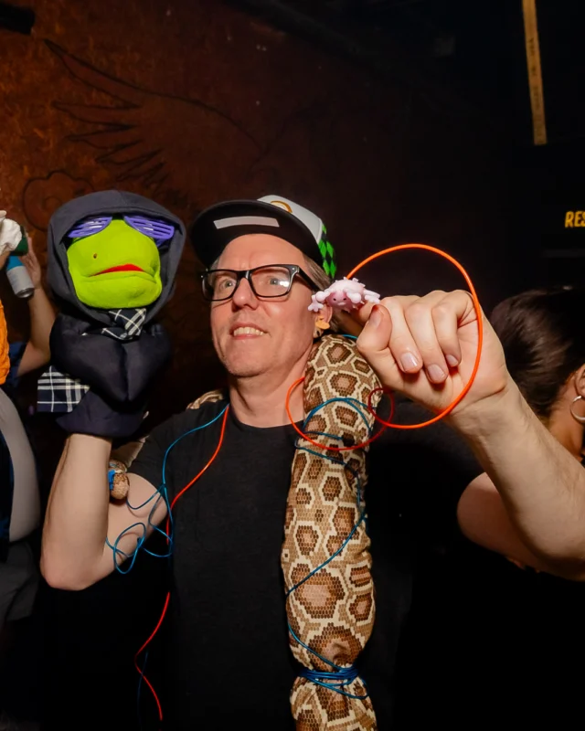 PUPPET RAVE (aka I Can't Believe It's Not A Drum Circle, Because It's A Puppet Rave) - July 18, 2026 - DJ Kandi Sprinkle & Crew - A Nonsense ATL Original Event. The Drunken Unicorn - Atlanta, GA @dayamarionette