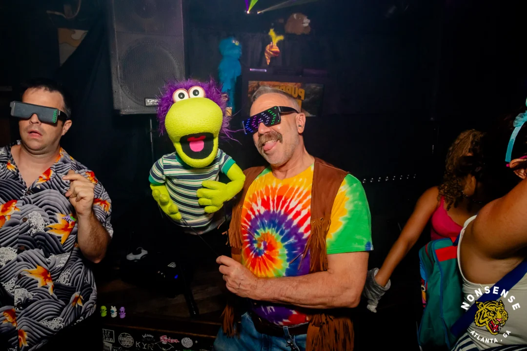 PUPPET RAVE (aka I Can't Believe It's Not A Drum Circle, Because It's A Puppet Rave) - July 18, 2026 - DJ Kandi Sprinkle & Crew - A Nonsense ATL Original Event. The Drunken Unicorn - Atlanta, GA @dayamarionette