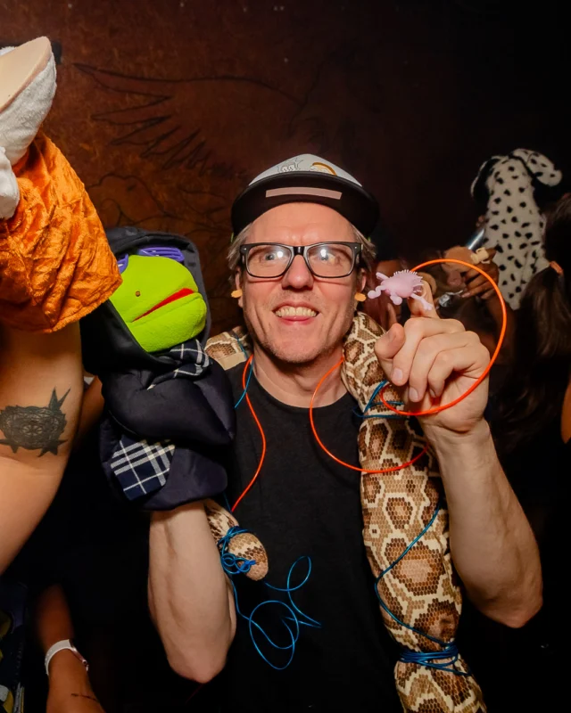 PUPPET RAVE (aka I Can't Believe It's Not A Drum Circle, Because It's A Puppet Rave) - July 18, 2026 - DJ Kandi Sprinkle & Crew - A Nonsense ATL Original Event. The Drunken Unicorn - Atlanta, GA @dayamarionette