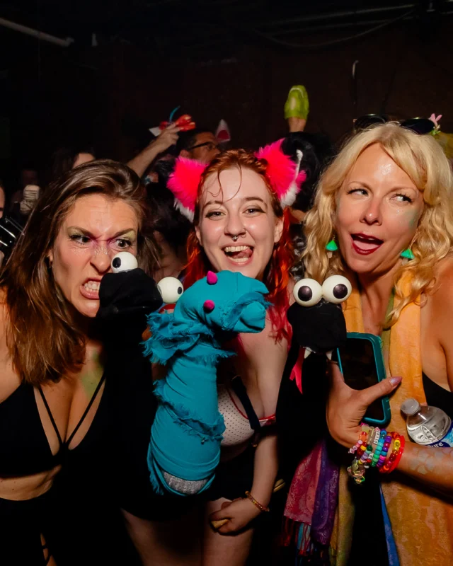 PUPPET RAVE (aka I Can't Believe It's Not A Drum Circle, Because It's A Puppet Rave) - July 18, 2026 - DJ Kandi Sprinkle & Crew - A Nonsense ATL Original Event. The Drunken Unicorn - Atlanta, GA @dayamarionette