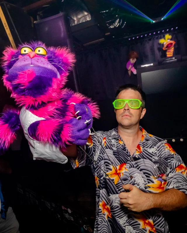 PUPPET RAVE (aka I Can't Believe It's Not A Drum Circle, Because It's A Puppet Rave) - July 18, 2026 - DJ Kandi Sprinkle & Crew - A Nonsense ATL Original Event. The Drunken Unicorn - Atlanta, GA @dayamarionette