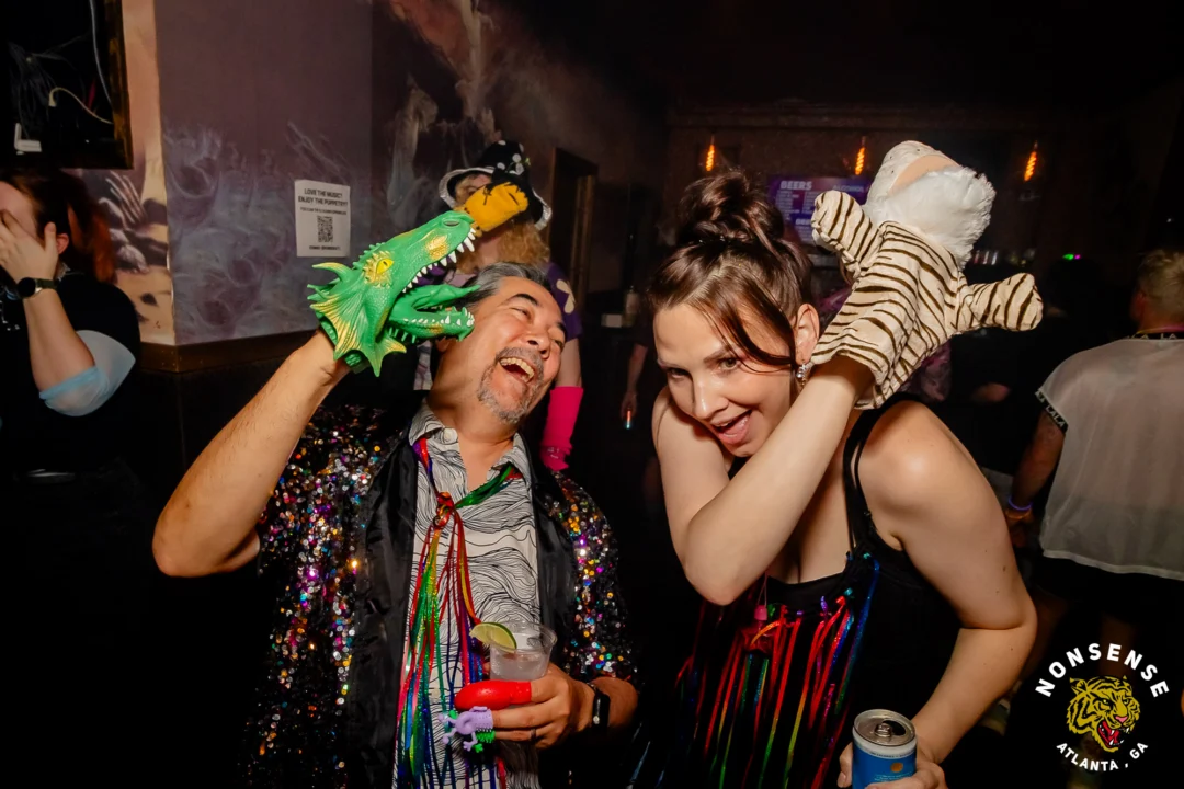 PUPPET RAVE (aka I Can't Believe It's Not A Drum Circle, Because It's A Puppet Rave) - July 18, 2026 - DJ Kandi Sprinkle & Crew - A Nonsense ATL Original Event. The Drunken Unicorn - Atlanta, GA @dayamarionette