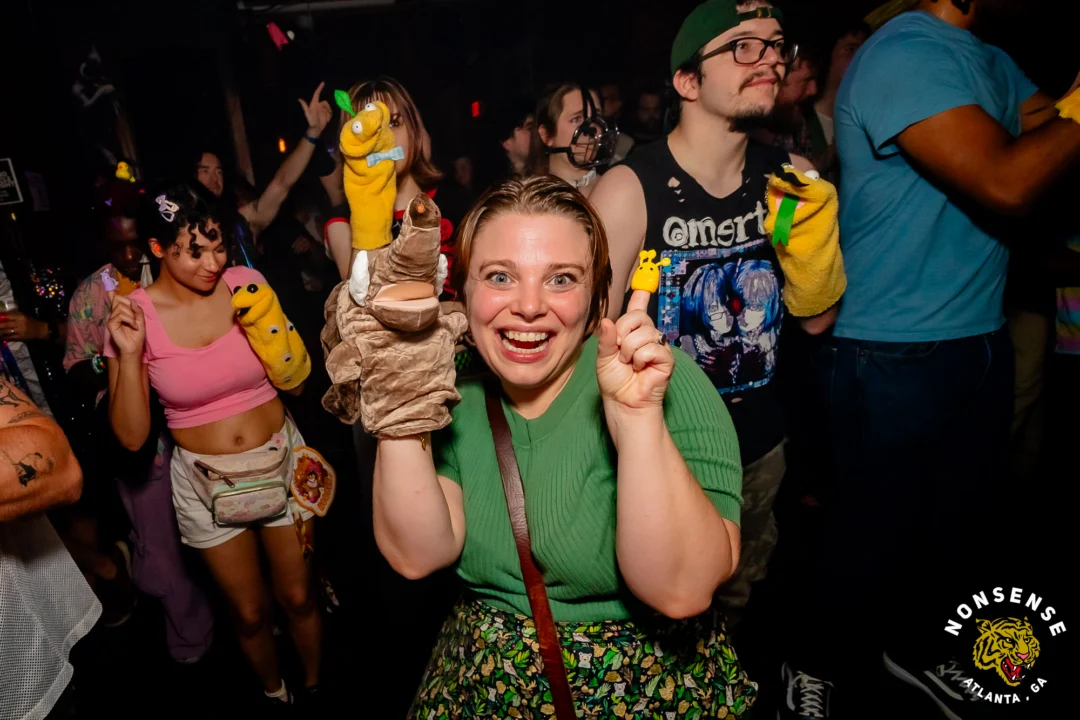 PUPPET RAVE (aka I Can't Believe It's Not A Drum Circle, Because It's A Puppet Rave) - July 18, 2026 - DJ Kandi Sprinkle & Crew - A Nonsense ATL Original Event. The Drunken Unicorn - Atlanta, GA @dayamarionette