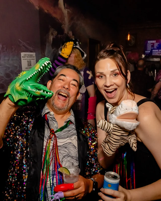 PUPPET RAVE (aka I Can't Believe It's Not A Drum Circle, Because It's A Puppet Rave) - July 18, 2026 - DJ Kandi Sprinkle & Crew - A Nonsense ATL Original Event. The Drunken Unicorn - Atlanta, GA @dayamarionette