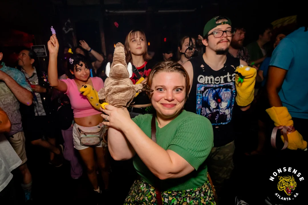 PUPPET RAVE (aka I Can't Believe It's Not A Drum Circle, Because It's A Puppet Rave) - July 18, 2026 - DJ Kandi Sprinkle & Crew - A Nonsense ATL Original Event. The Drunken Unicorn - Atlanta, GA @dayamarionette