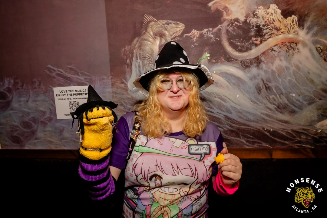 PUPPET RAVE (aka I Can't Believe It's Not A Drum Circle, Because It's A Puppet Rave) - July 18, 2026 - DJ Kandi Sprinkle & Crew - A Nonsense ATL Original Event. The Drunken Unicorn - Atlanta, GA @dayamarionette