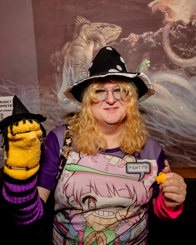 PUPPET RAVE (aka I Can't Believe It's Not A Drum Circle, Because It's A Puppet Rave) - July 18, 2026 - DJ Kandi Sprinkle & Crew - A Nonsense ATL Original Event. The Drunken Unicorn - Atlanta, GA @dayamarionette