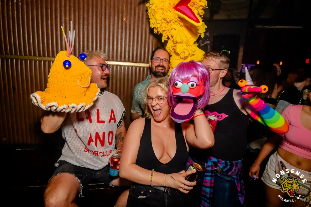 PUPPET RAVE (aka I Can't Believe It's Not A Drum Circle, Because It's A Puppet Rave) - July 18, 2026 - DJ Kandi Sprinkle & Crew - A Nonsense ATL Original Event. The Drunken Unicorn - Atlanta, GA @dayamarionette