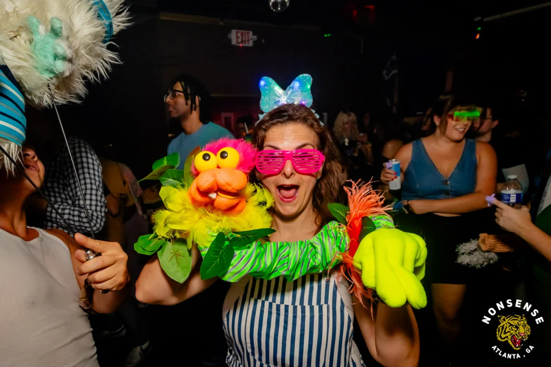 PUPPET RAVE (aka I Can't Believe It's Not A Drum Circle, Because It's A Puppet Rave) - July 18, 2026 - DJ Kandi Sprinkle & Crew - A Nonsense ATL Original Event. The Drunken Unicorn - Atlanta, GA @dayamarionette