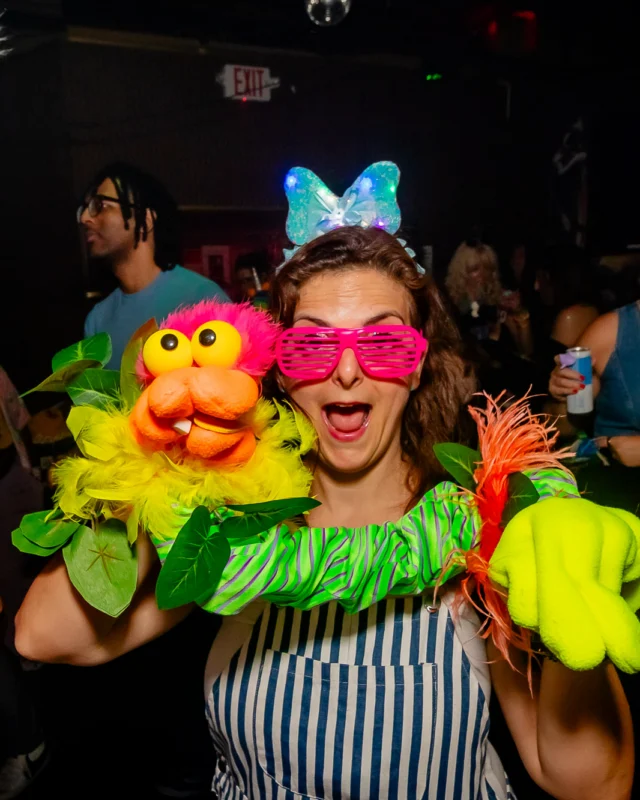 PUPPET RAVE (aka I Can't Believe It's Not A Drum Circle, Because It's A Puppet Rave) - July 18, 2026 - DJ Kandi Sprinkle & Crew - A Nonsense ATL Original Event. The Drunken Unicorn - Atlanta, GA @dayamarionette