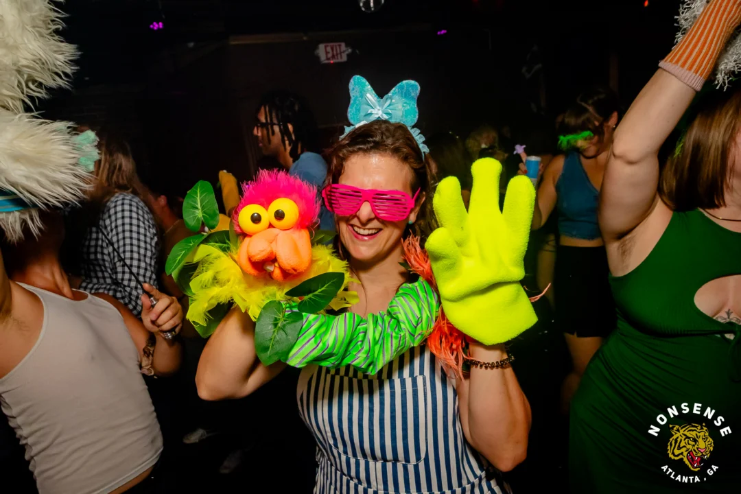 PUPPET RAVE (aka I Can't Believe It's Not A Drum Circle, Because It's A Puppet Rave) - July 18, 2026 - DJ Kandi Sprinkle & Crew - A Nonsense ATL Original Event. The Drunken Unicorn - Atlanta, GA @dayamarionette
