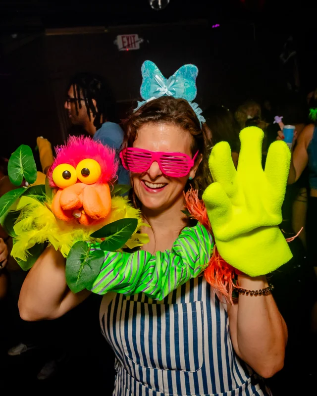 PUPPET RAVE (aka I Can't Believe It's Not A Drum Circle, Because It's A Puppet Rave) - July 18, 2026 - DJ Kandi Sprinkle & Crew - A Nonsense ATL Original Event. The Drunken Unicorn - Atlanta, GA @dayamarionette