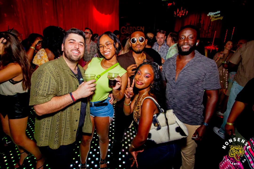 Atlanta Disco Society XVIII. Saturday September 12, 2026 at The Garden Club. Kimber was the DJ. Y'all, that dance floor. The disco skaters. The disco vibes we immaculate. Atlanta is a disco city. Photo: @hellacurious