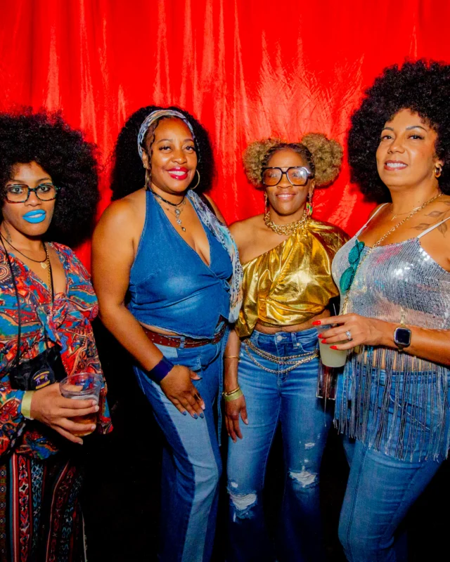 Atlanta Disco Society XVIII. Saturday September 12, 2026 at The Garden Club. Kimber was the DJ. Y'all, that dance floor. The disco skaters. The disco vibes we immaculate. Atlanta is a disco city. Photo: @hellacurious