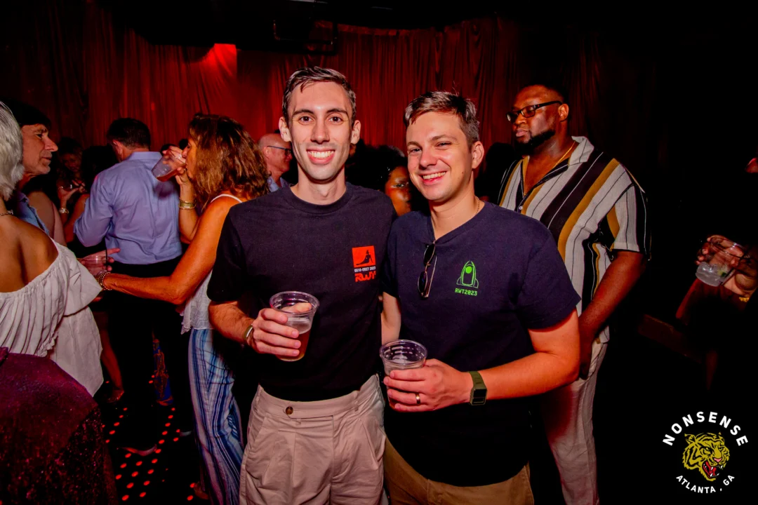 Atlanta Disco Society XVIII. Saturday September 12, 2026 at The Garden Club. Kimber was the DJ. Y'all, that dance floor. The disco skaters. The disco vibes we immaculate. Atlanta is a disco city. Photo: @hellacurious