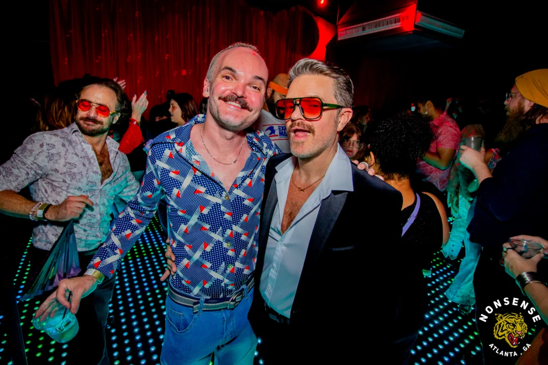 Atlanta Disco Society XVIII. Saturday September 12, 2026 at The Garden Club. Kimber was the DJ. Y'all, that dance floor. The disco skaters. The disco vibes we immaculate. Atlanta is a disco city. Photo: @hellacurious