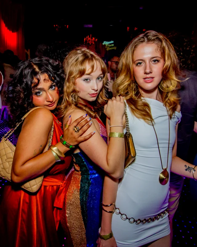 Atlanta Disco Society XVIII. Saturday September 12, 2026 at The Garden Club. Kimber was the DJ. Y'all, that dance floor. The disco skaters. The disco vibes we immaculate. Atlanta is a disco city. Photo: @hellacurious