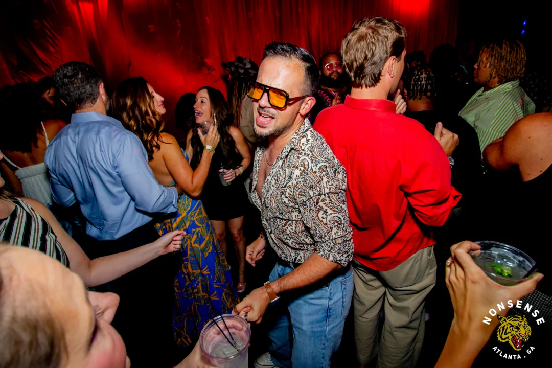 Atlanta Disco Society XVIII. Saturday September 12, 2026 at The Garden Club. Kimber was the DJ. Y'all, that dance floor. The disco skaters. The disco vibes we immaculate. Atlanta is a disco city. Photo: @hellacurious