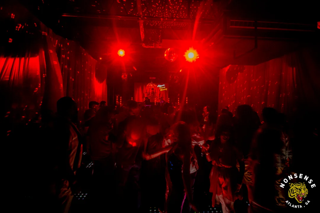 Atlanta Disco Society XVIII. Saturday September 12, 2026 at The Garden Club. Kimber was the DJ. Y'all, that dance floor. The disco skaters. The disco vibes we immaculate. Atlanta is a disco city. Photo: @hellacurious