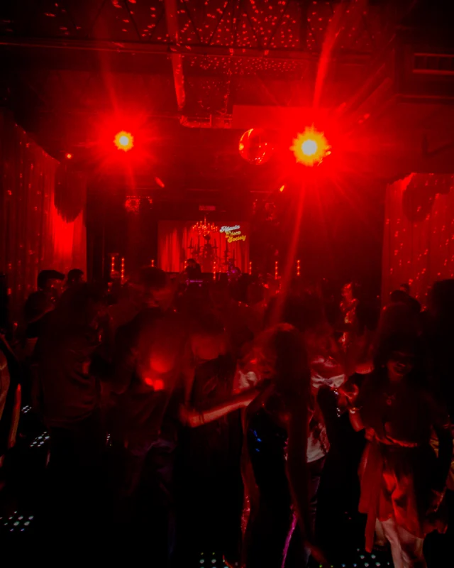 Atlanta Disco Society XVIII. Saturday September 12, 2026 at The Garden Club. Kimber was the DJ. Y'all, that dance floor. The disco skaters. The disco vibes we immaculate. Atlanta is a disco city. Photo: @hellacurious