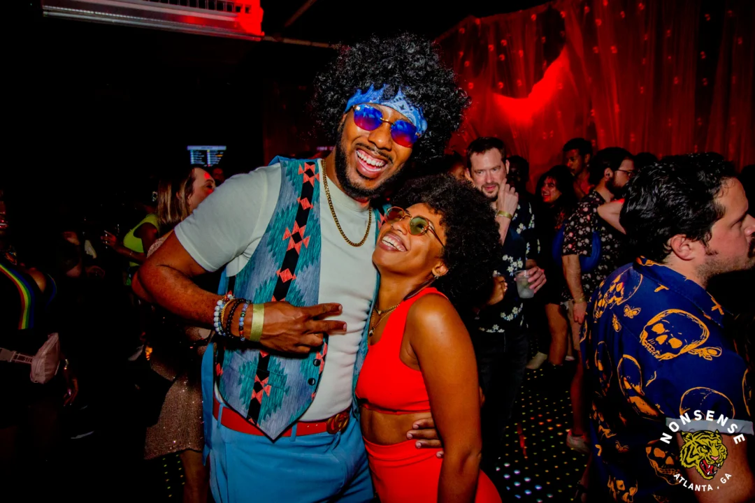 Atlanta Disco Society XVIII. Saturday September 12, 2026 at The Garden Club. Kimber was the DJ. Y'all, that dance floor. The disco skaters. The disco vibes we immaculate. Atlanta is a disco city. Photo: @hellacurious